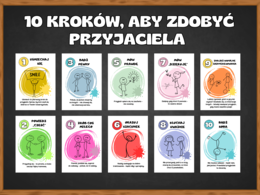 10 KROKÓW, ABY ZDOBYĆ PRZYJACIELA - zestaw materiałów edukacyjnych
