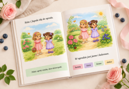 Róża i Jagoda – książeczka obrazkowa do rozmów
