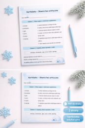 Słownictwo arktyczne [Kartkówka]