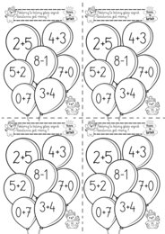 Zimowe odliczanie z zadaniami - klasa 1 szkoła podstawowa