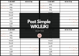 Past Simple - wklejki