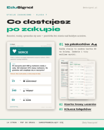 Powtórzenie po klasie 6 — stacje zadaniowe, klasa 7 (10 stacji + klucz)