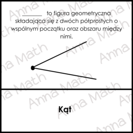 Karty trójdzielne - Kąty.