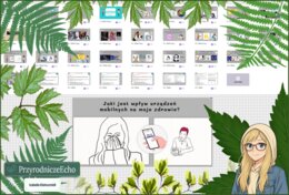 Prezentacja multimedialna w genial.ly „Jaki jest wpływ urządzeń mobilnych na moje zdrowie?”. Edukacja zdrowotna. Klasa 6. Dział „Moje działania w sieci”.