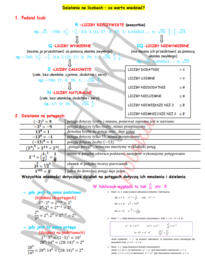 KARTA PRACY - DZIAŁANIA NA LICZBACH
