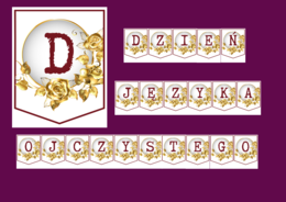 DZIEŃ JĘZYKA OJCZYSTEGO – biblioteka – GIRLANDA - gazetka – wersja 2