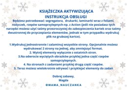 Zimowa książeczka aktywizująca