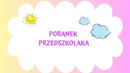 Gazetka psychologa przedszkolnego