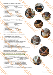 Karta Pracy Czytanka Healthy Eating Challenge A2+/B1