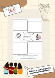 Motyw przyjaźni egzamin ósmoklasisty karta pracy