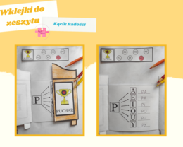 Wklejki do zeszytu - litery