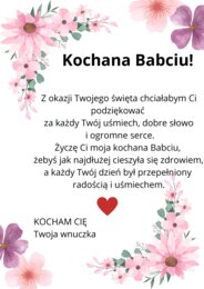 Dzień Babci i Dziadka