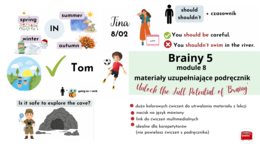 Brainy 5, unit 8, materiały rozszerzające/uzupełniające podręcznika, be going to, korepetycje/kursy/szkoła