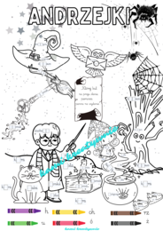 Plakat andrzejki