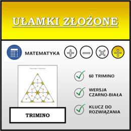 Trimino - Ułamki złożone | matematyka