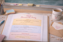 „Słowniczek poety” do wklejenia. WKLEJKA. [Epitet, Personifikacja, Nastrój, Podmiot liryczny)