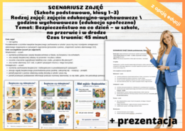 Bezpieczeństwo na co dzień scenariusz zajęć dla klas 1–3