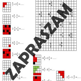 Ułamki o jednakowych mianownikach - kodowanie