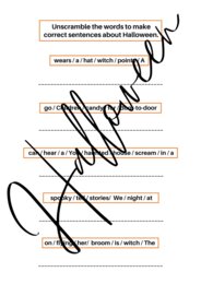 Angielski na Halloween: Zestaw Ćwiczeń A2/