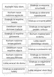 Słoik Wdzięczności dla Mamy i Taty -  80 karteczek DIY do wycięcia