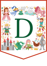 DZIEŃ POSTACI Z BAJEK – biblioteka – świetlica – przedszkole - GIRLANDA – gazetka – wersja 1