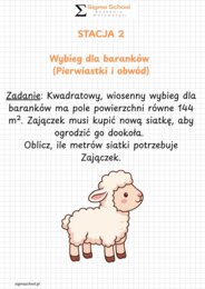 Wielkanocna Stacja Zadaniowa: Matematyczne Poszukiwania Zajączka - Klasa 7