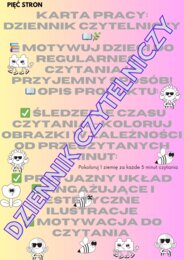 Dziennik czytelniczy 5 stron