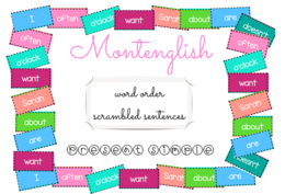 Rozsypanki wyrazowe Scrambled Sentences: Present Simple