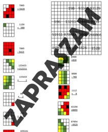 Działania pisemne - kodowanie