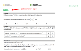 Szybkie powtórki przed egzaminem z matematyki z CKE - karta pracy