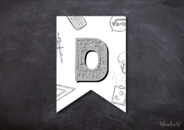 Dzień Matematyki - girlanda