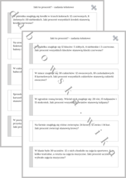 Jaki to procent? - zadania tekstowe