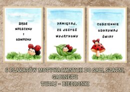 PLAKATY MOTYWACYJNE DO SALI, SZATNI, GABINETU