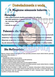 Doświadczenia z wodą. Świętujemy Światowy Dzień Wody - 22 marca!