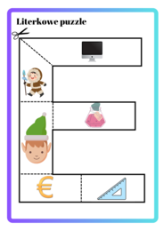 E-book „Nauka liter i czytania przez zabawę” 250 stron kart pracy