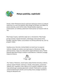 Motywy literackie na egzaminie ósmoklasisty, przewodnik z ćwiczeniami, 14 stron pdf