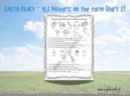 YLE Movers - karta pracy