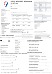 A1-A1+ - Easter - karta pracy (2026)