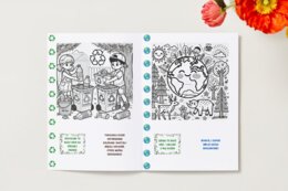 Kolorowanki ekologiczne - drzewa i lasy - zwierzęta - kwiaty - ekosystemy - recykling - ziemia