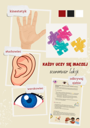 Scenariusz lekcji- WZROKOWIEC/SŁUCHOWIEC/KINESTETYK