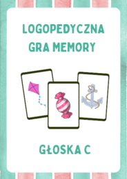 Logopedyczna Gra Memory C – Idealna do Terapii z Dziećmi