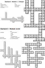 Starland 3 – Module 1 – krzyżówki