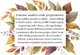 Gazetka „Jesień pełna spokoju i dobrych myśli”|1 duży plakat w komplecie| 27 stron do druku| rozmiar A 4 i mniejszy