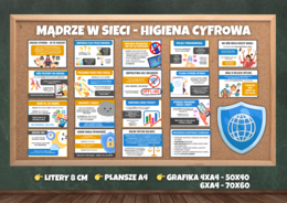 MĄDRZE W SIECI - HIGIENA CYFROWA - gazetka edukacyjna