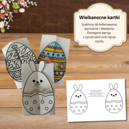 Szablony kartek wielkanocnych