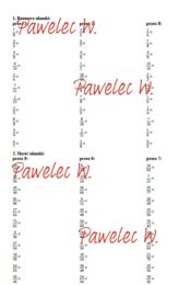 Rozszerzanie i skracanie ułamków zwykłych - karta pracy, sprawdzian, kl. 4, kl. 5, kl. 6 przykłady