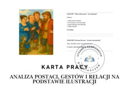 Karta pracy: Analiza postaci, gestów i relacji na podstawie ilustracji