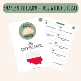 SMAKOSZE PIEROGÓW - QUIZ WIEDZY O POLSCE