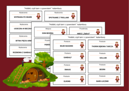 🧙‍♂️ KALAMBURY – „Hobbit, czyli tam i z powrotem” -40 szt.