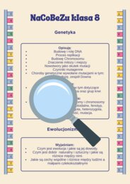 NaCoBeZu klasa 8 biologia